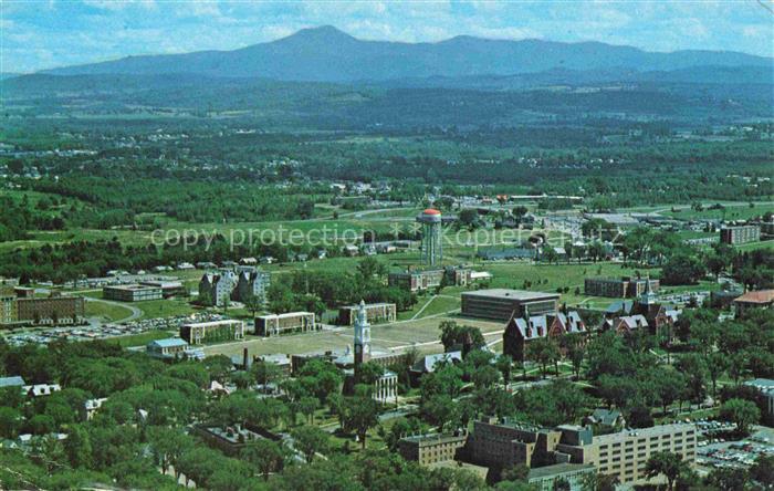 Burlington Vermont USA Part of the UVM Campus Air view