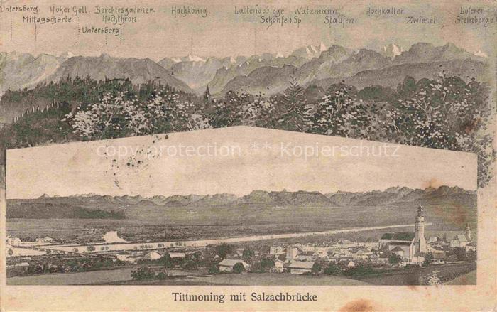 Tittmoning Salzach Salzachbruecke
