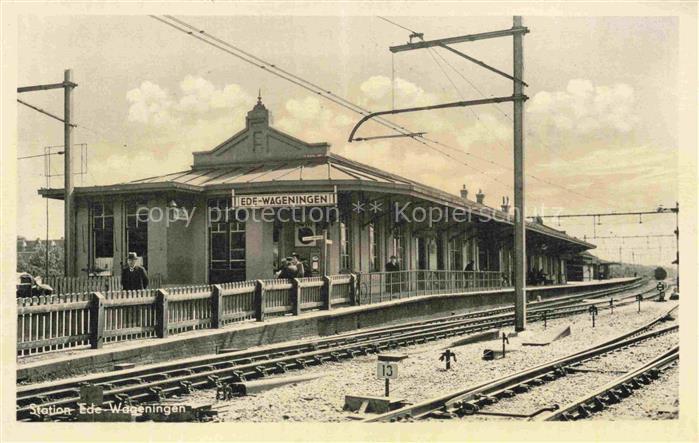 Ede-Wageningen Renkum Gelderland NL Bahnhof