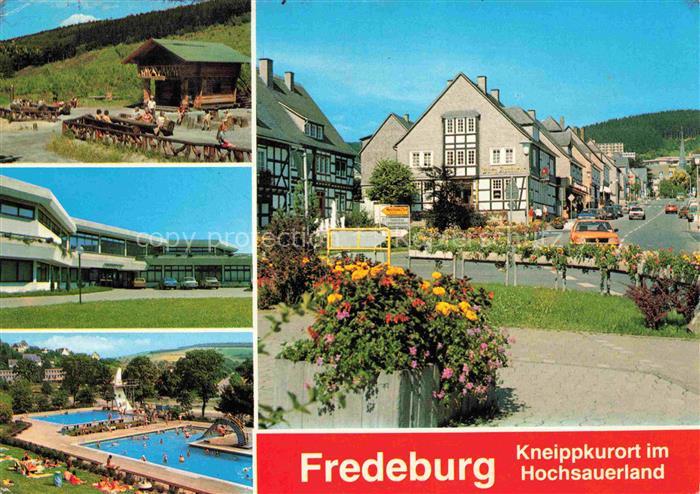 Fredeburg Schmallenberg Kurhaus Schwimmbad Ortspartie