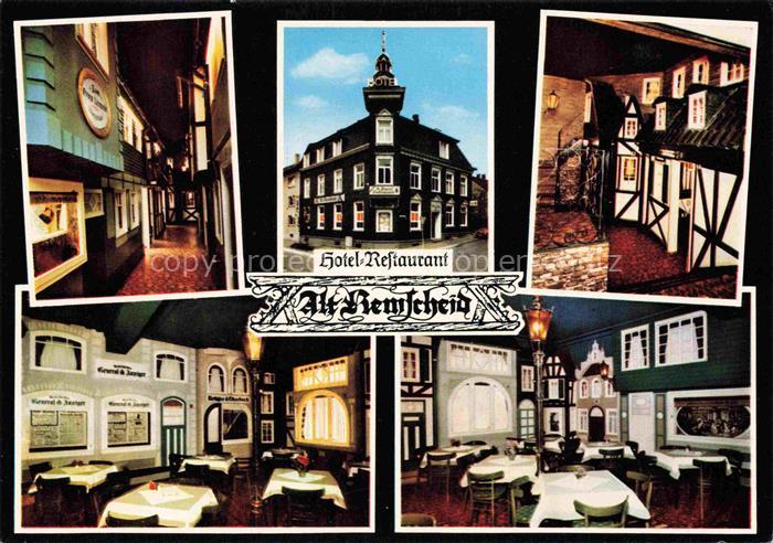 REMSCHEID NRW Hotel Restaurant Alt Remscheid Gastraeume Gasse