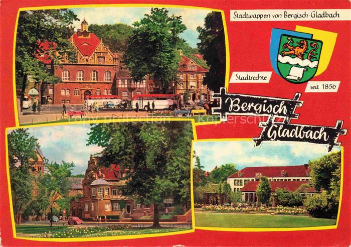 BERGISCH-GLADBACH NRW Schloss Parkpartien Wappen
