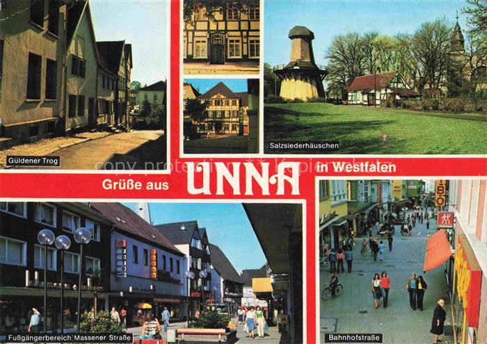 Unna Gueldener Trog Salzsiederhaeuschen Massener Strasse Bahnhofstrasse