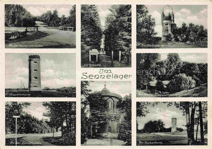 Sennelager Paderborn Militaercamp Husarenbruecke Haustenturm Zandtbruecke Doeren