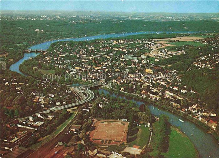 Werden Ruhr EssEN Fliegeraufnahme