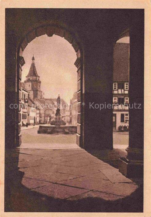 Gengenbach Blick in die Hauptstrasse