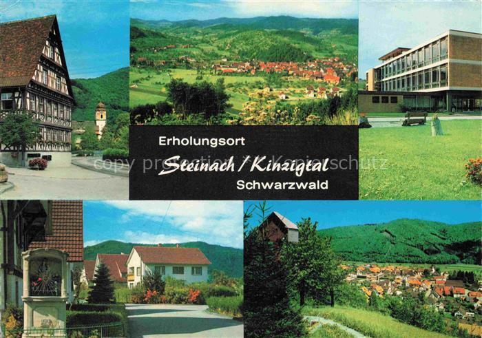 Steinach Schwarzwald Ortenaukreis BW Fachwerkhaus Panorama Rathaus Brunnen