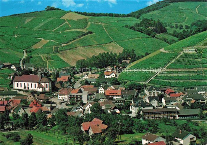 Durbach Schwarzwald Offenburg Fliegeraufnahme