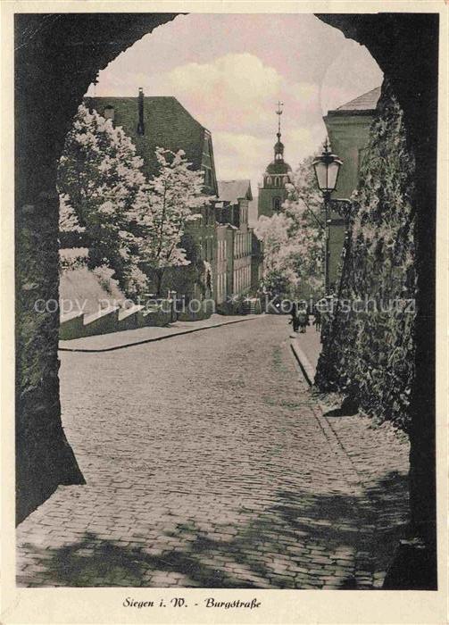 SIEGEN  Westfalen NRW Burgstrasse
