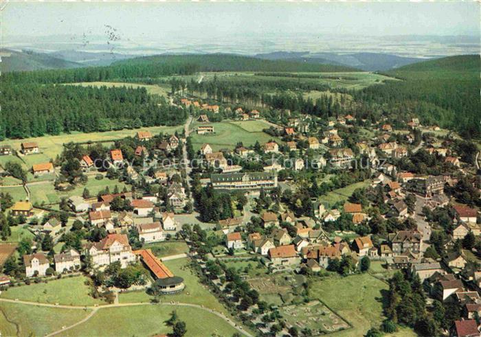 Hahnenklee-Bockswiese Harz Fliegeraufnahme
