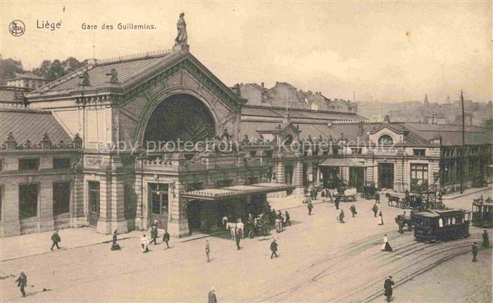 LIEGE  Luettich Luik Belgie Gare des Guillemias