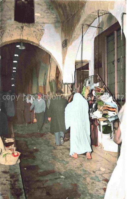 TUNIS Tunesie Souk des Etoffes