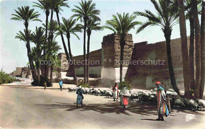 Marrakech Marrakesch Maroc Les Remparts de Bab Doukkala