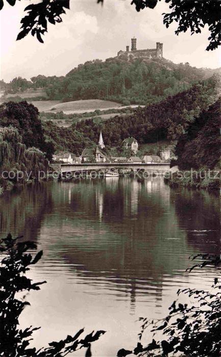 Balduinstein Panorama mit Schloss Schaumburg