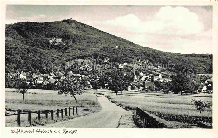 Alsbach Bergstrasse Alsbach-Haehnlein Hessen Panorama