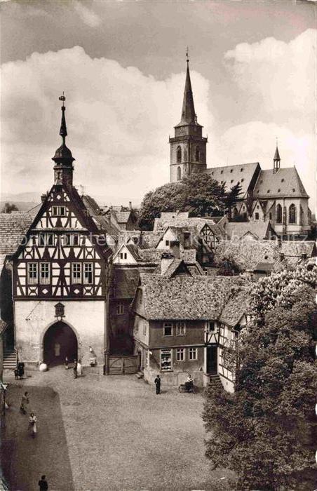 Oberursel Taunus Hessen Fachwerkhaus Kirche