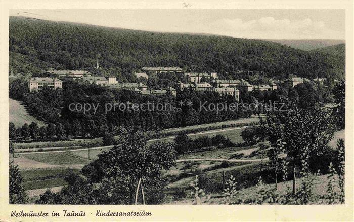 Weilmuenster Hessen Panorama Kindersanatorium