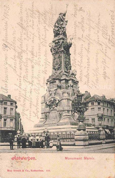 Antwerpen ANVERS Monument Marnix