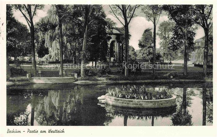 Beckum  Westfalen Partie am Westteich