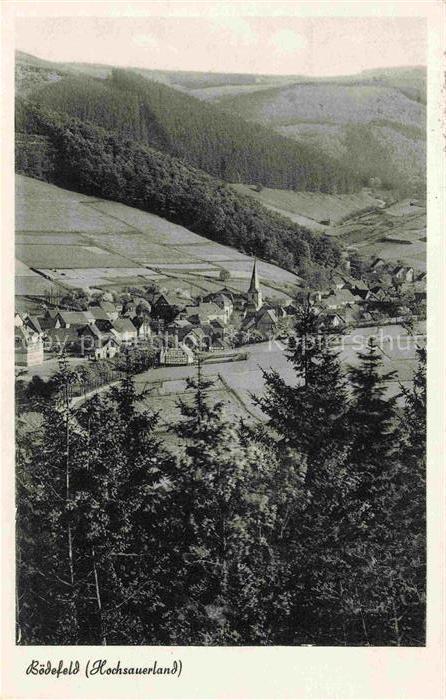 Boedefeld Schmallenberg Hochsauerlandkreis NRW Panorama