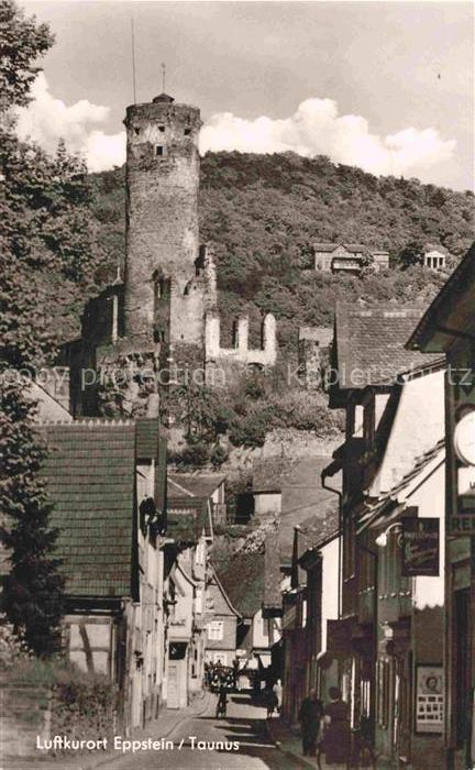 Eppstein Taunus Ortspartie Burgruine