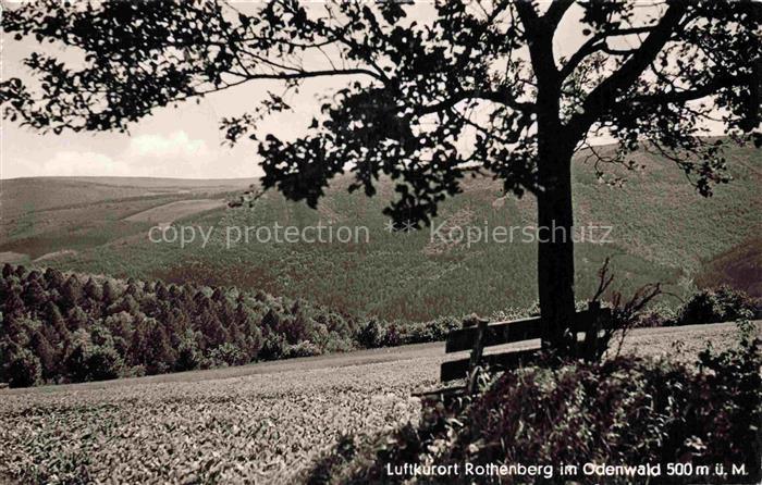 Rothenberg Odenwald Hessen Gasthaus Zum Adler Panorama