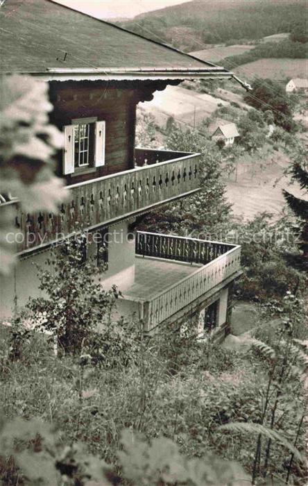 Oberfinkenbach Odenwald Hessen Hildegardhaus Landheim des Liselotte Gymnsium Man