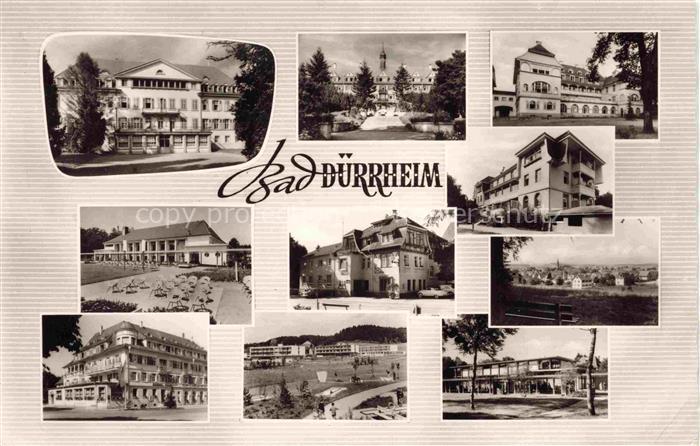 Bad Duerrheim BW Teilansichten Panorama