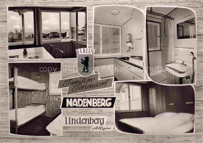Lindenberg Allgaeu Familienferiendorf Nadenberg Gaststube Zimmer Kueche Bad