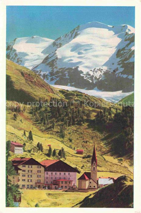 Obergurgl Ober-Gurgl Soelden oetztal Imst Tirol AT Gletscherdorf Panorama