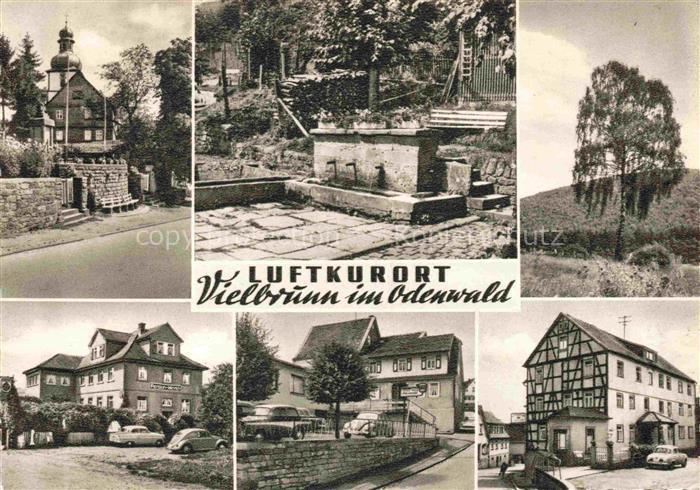 Vielbrunn Kirche Brunnen Ortsmotive