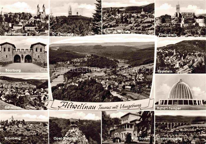 Altweilnau Alt-Weilnau Weilrod Bad Homburg Gr Feldberg Koenigstein Saalburg Schm