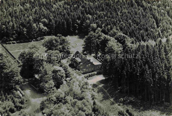 Stadthagen Forsthaus Halt in den Bueckebergen Ferienheim Fliegeraufnahme