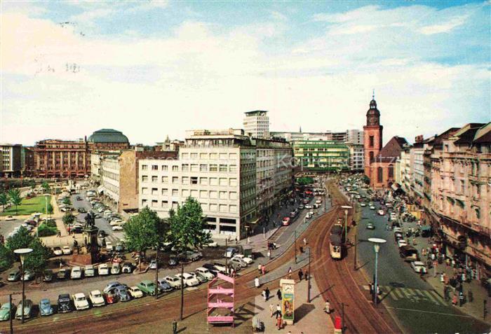 FRANKFURT AM MAIN Goetheplatz Rathenau Platz und Rossmarkt