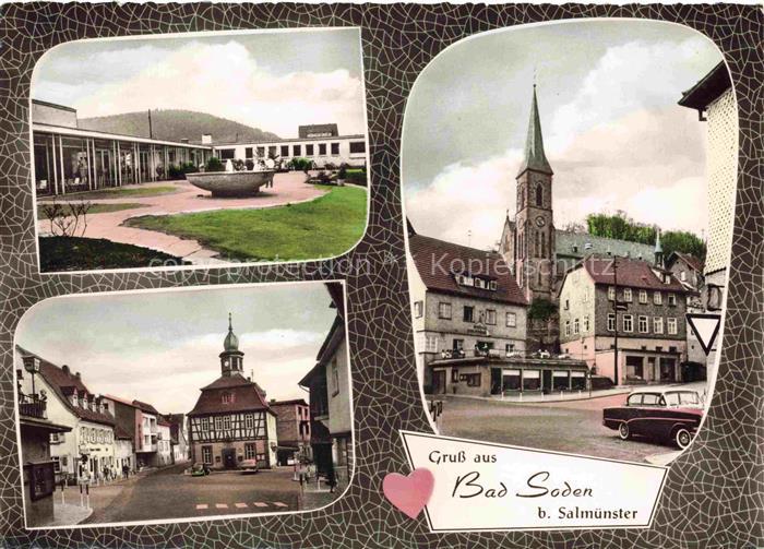 Bad Soden-Salmuenster Hessen Rathaus Markt Kirche
