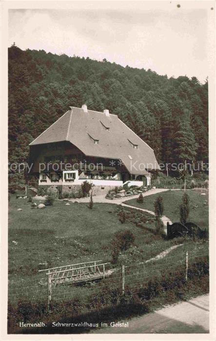 Herrenalb BAD HERRENALB BW Schwarzwaldhaus im Gaistal