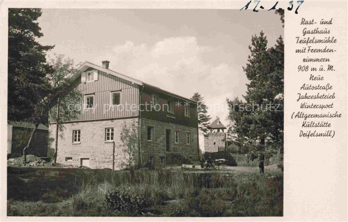 Loffenau Bad Herrenalb BW Rast und Gasthaus Teufelsmuehle