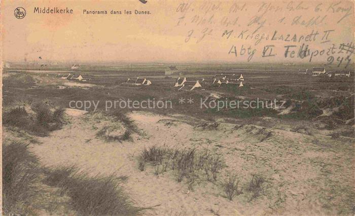 MIDDELKERKE Belgie Panorama dans les Dunes