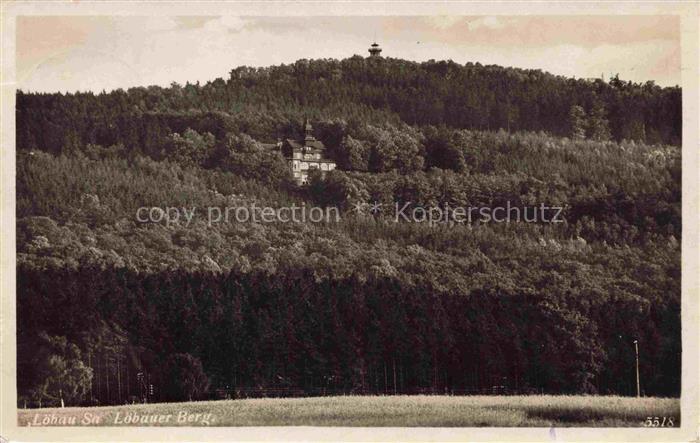 Loebau Sachsen Loebauer Berg