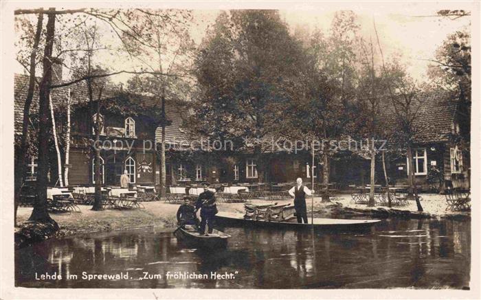 Lehde Luebbenau Spreewald Brandenburg Spreewaldpartie Gasthaus Zum froehlichen H