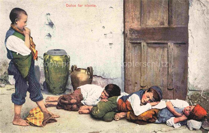 NAPOLI Neapel Naples IT Dolce far niente
