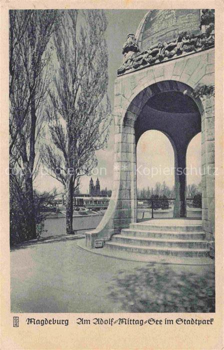 MAGDEBURG  CITY Am Adolf Mittag See im Stadtpark