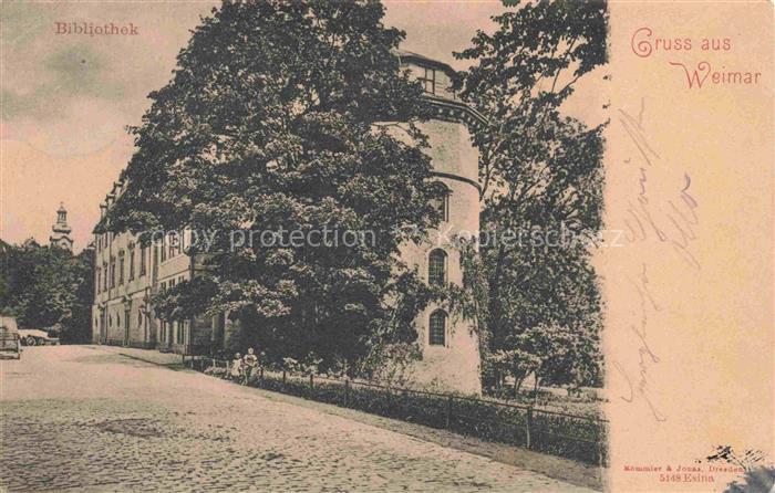 WEIMAR  Thueringen Bibliothek