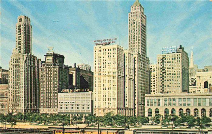 CHICAGO  Illinois USA Skyline Michigan Avenue