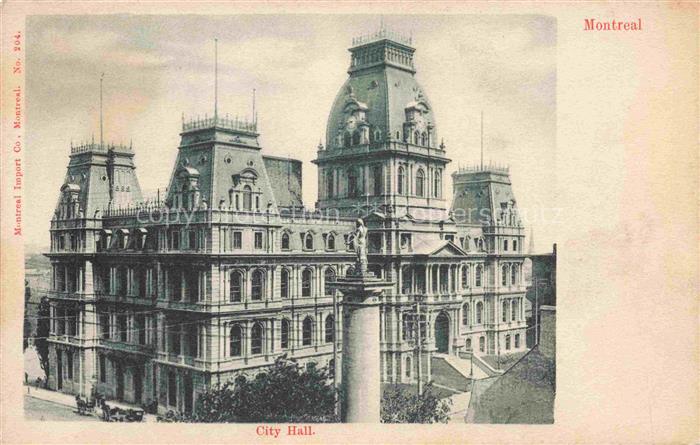 MONTREAL  QUEBEC Canada City Hall