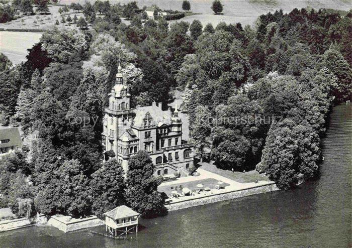 Schachen Lindau Bodensee Bayern Caritas Erholungsheim Villa Wacker Fliegeraufnah
