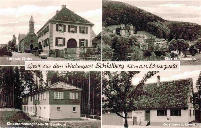 Schielberg Marxzell Karlsruhe BW Rathaus Kirche Kloster Frauenalb Kindererholung