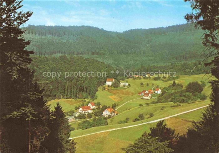 BAD HERRENALB Gaststaette Zum Ambos Panorama