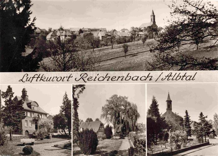 Reichenbach Albtal Waldbronn Karlsruhe BW Panorama Kurhaus Park Kirche