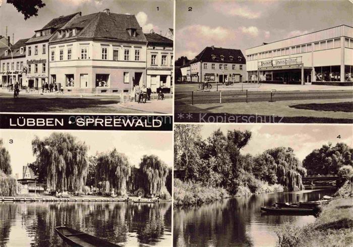 Luebben Spreewald Breite Strasse Konsum Kontaktkaufhaus Wohnkultur HO Gaststaett